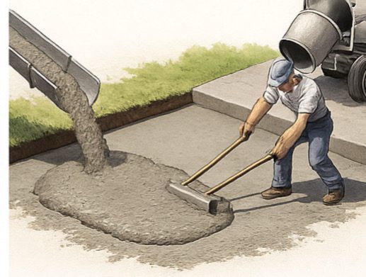 Изливане на бетон